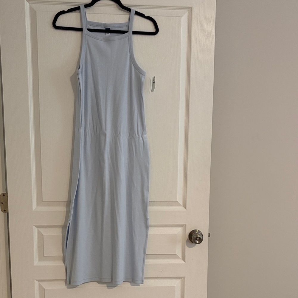 Old Navy Light Blue Sleeveless Maxi Dress